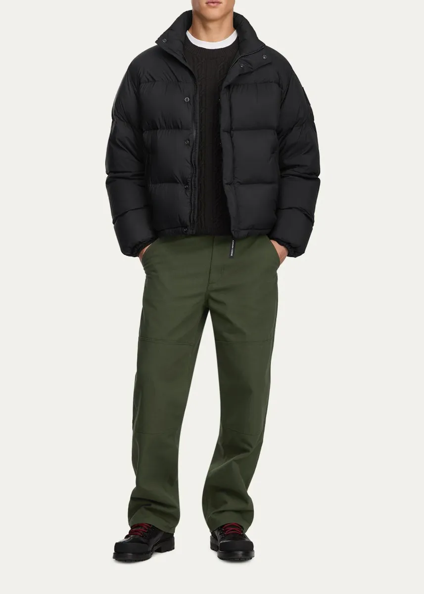 Canada Goose Men's Sterling Quilted Down Short Nylon Puffer Jacket | Thumbnail 2 Canada Goose Men's Sterling Quilted Down Short Nylon Puffer Jacket | Thumbnail 2