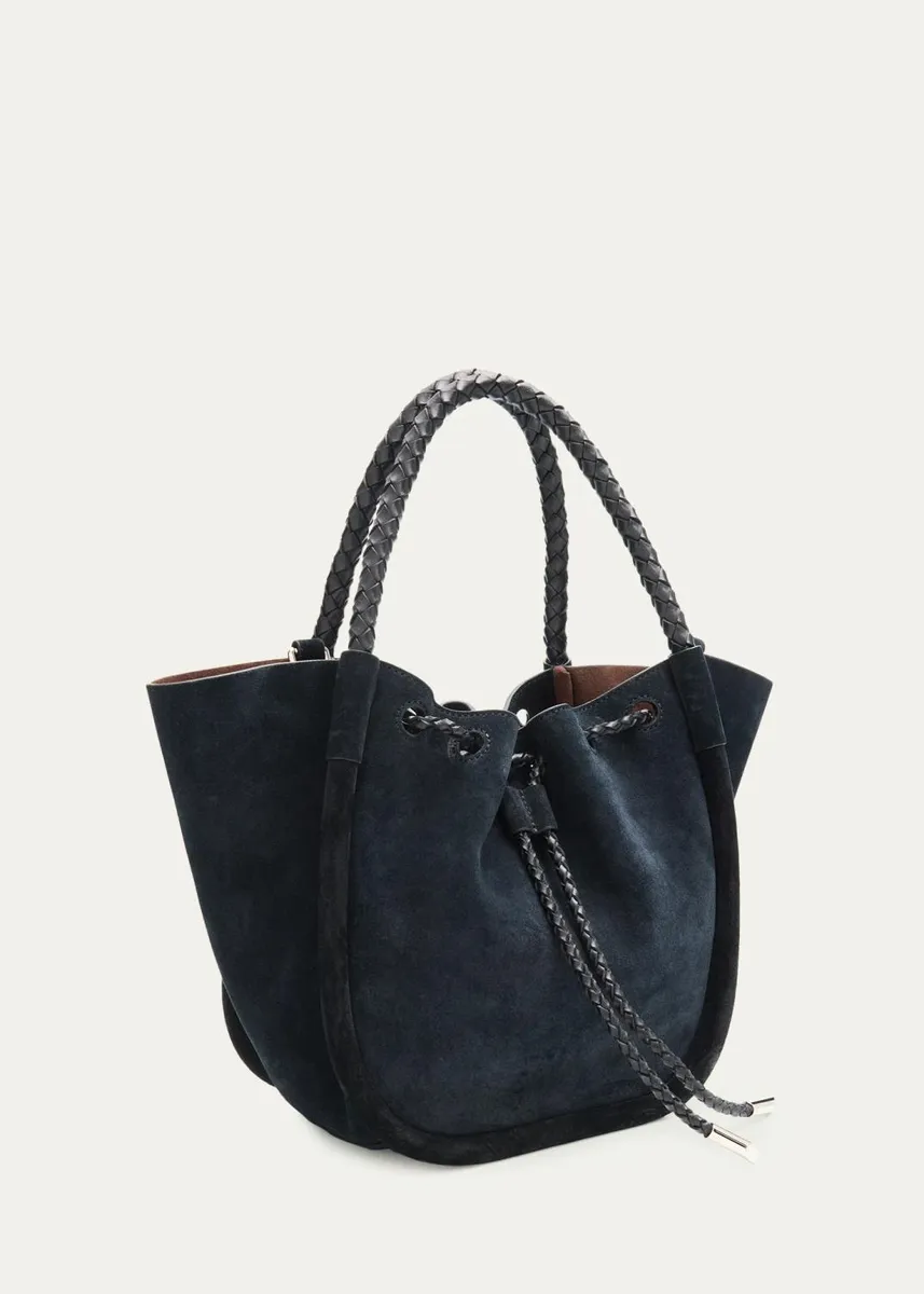 Proenza Schouler Small Ruched Suede Tote Bag | Thumbnail 2 Proenza Schouler Small Ruched Suede Tote Bag | Thumbnail 2
