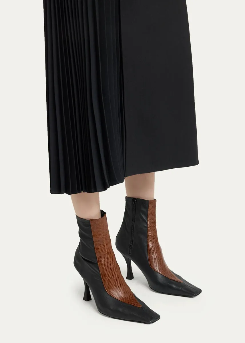 Proenza Schouler 60mm Trap Stretch Leather Ankle Boots | Thumbnail 2