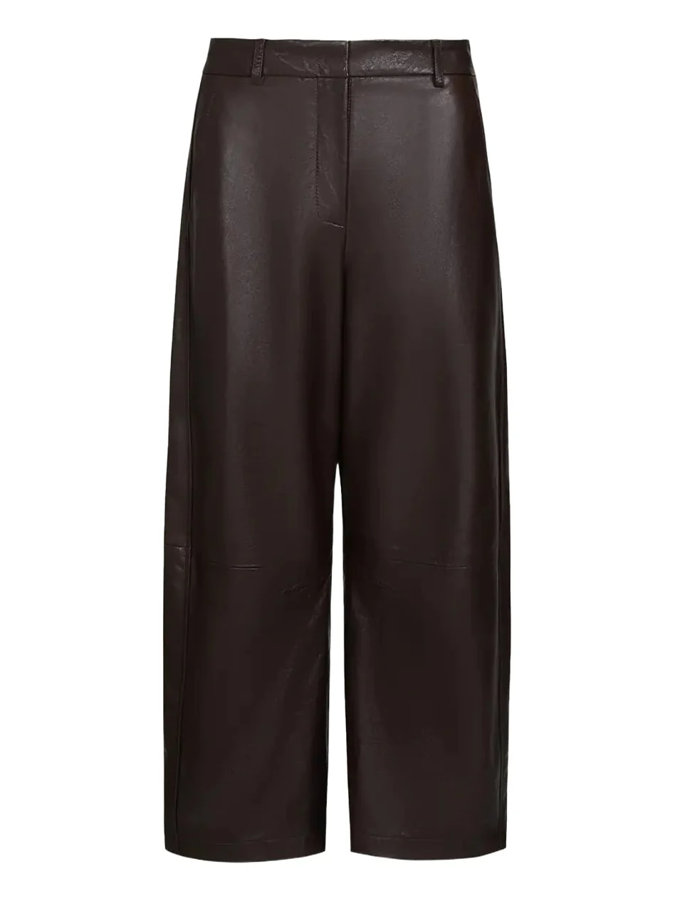 TWP Leather Slouchy BF Trousers