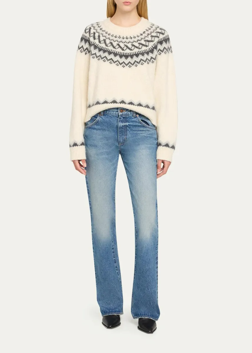 Nili Lotan Joan Straight-Leg Crop Jeans | Thumbnail 2 Nili Lotan Joan Straight-Leg Crop Jeans | Thumbnail 2
