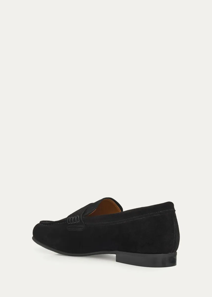 Aquatalia Ellis Suede Penny Loafers | Thumbnail 4 Aquatalia Ellis Suede Penny Loafers | Thumbnail 4