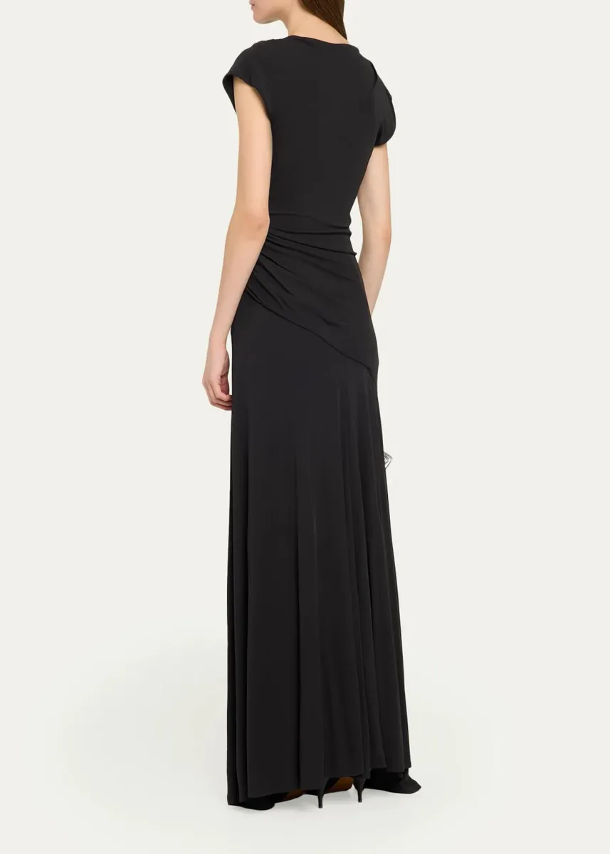 Ulla Johnson Daphne 3D Rosette Gown | Thumbnail 3 Ulla Johnson Daphne 3D Rosette Gown | Thumbnail 3