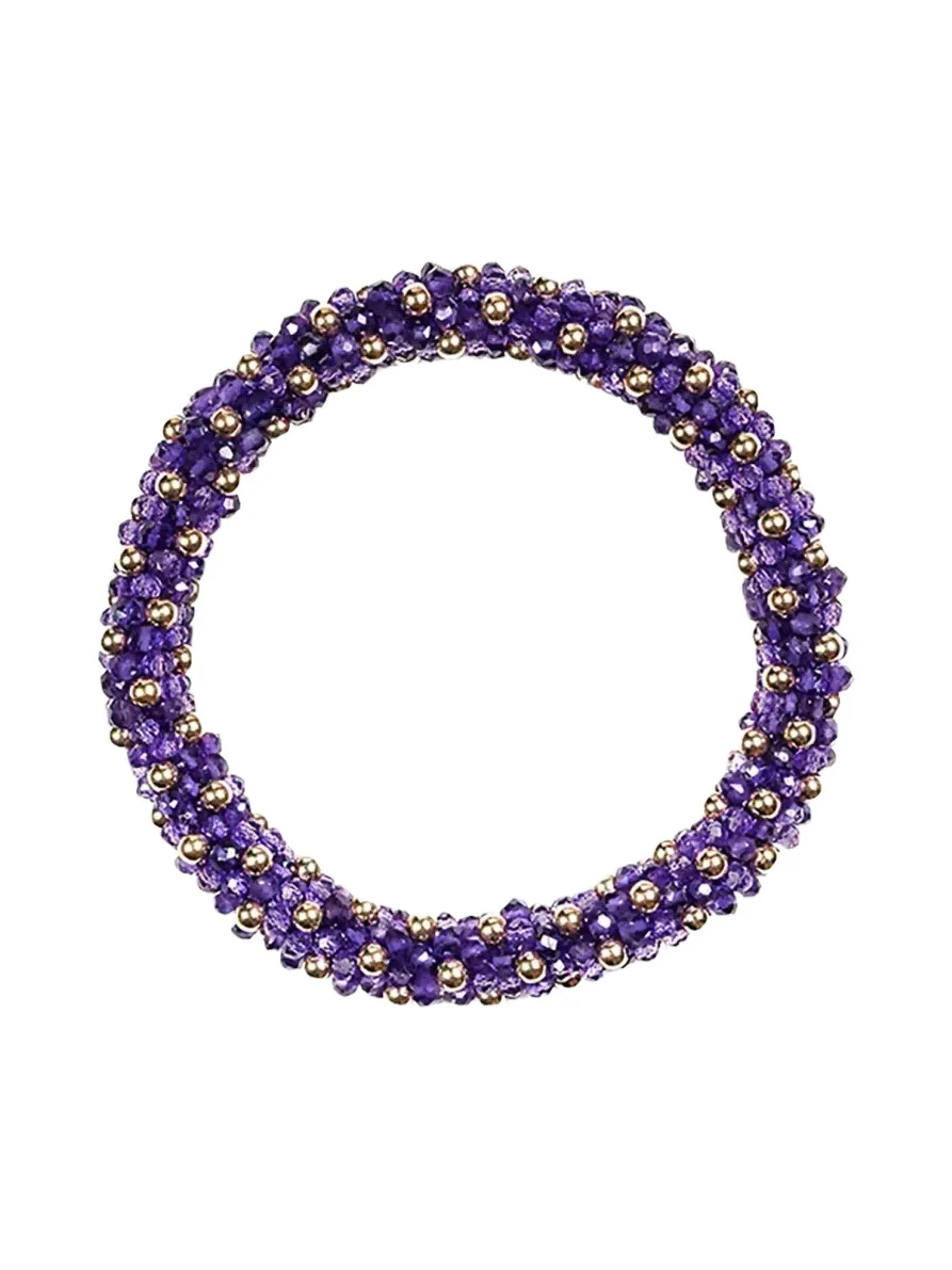 Grace 14K Yellow Gold & Amethyst Bracelet Grace 14K Yellow Gold & Amethyst Bracelet