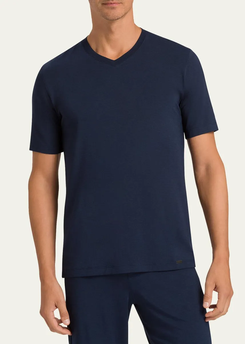 Hanro Men's Casual V-Neck T-Shirt | Thumbnail 2