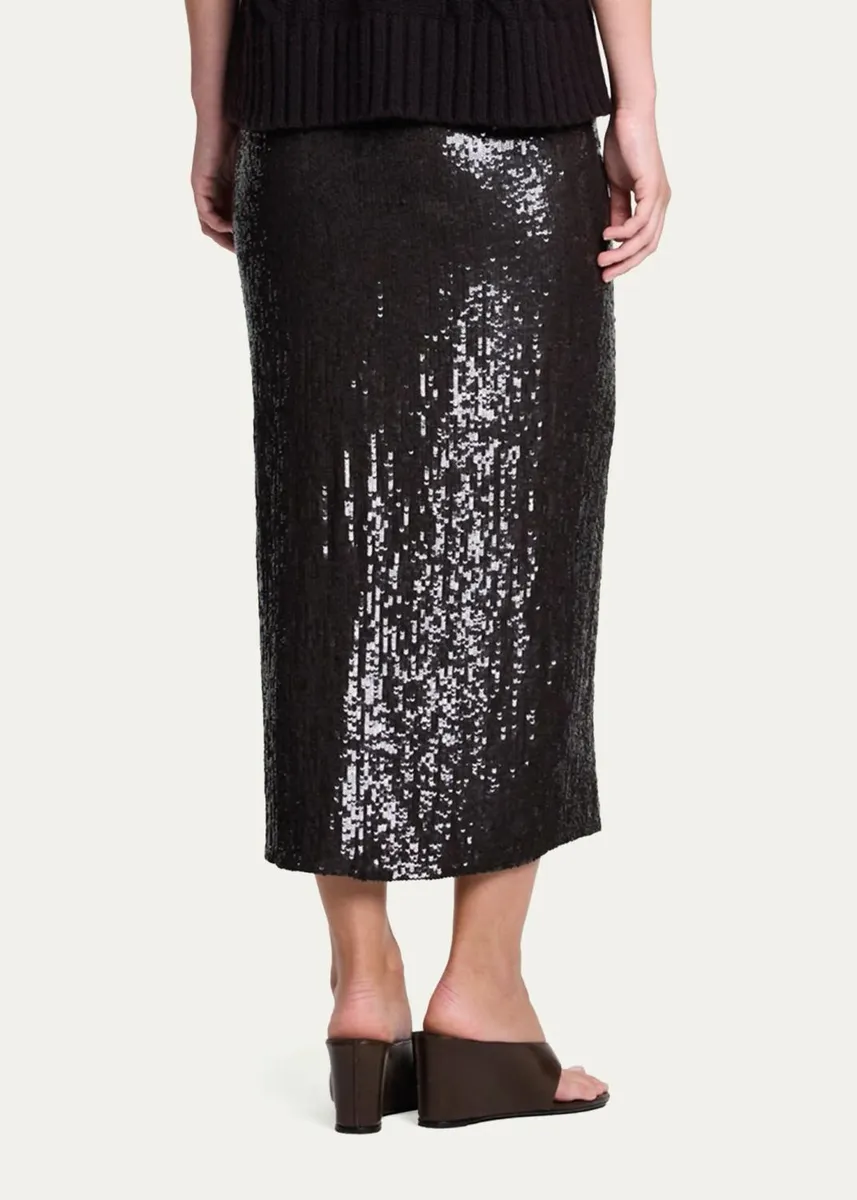 TWP Ladylike Sequined Slit Midi Skirt | Thumbnail 3 TWP Ladylike Sequined Slit Midi Skirt | Thumbnail 3
