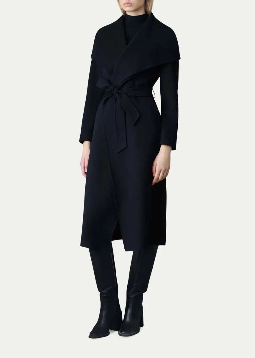 Mackage Mai Long Wool Wrap Coat | Thumbnail 2 Mackage Mai Long Wool Wrap Coat | Thumbnail 2