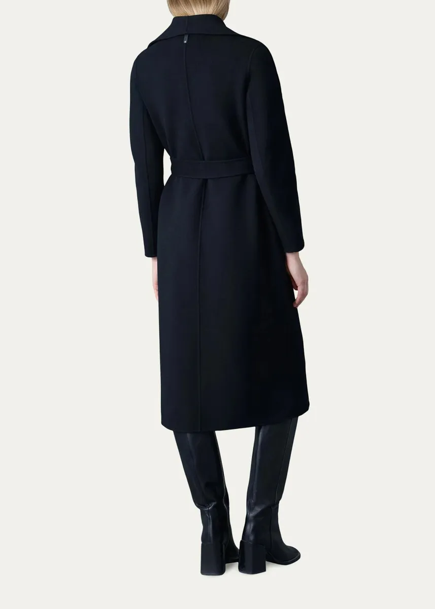 Mackage Mai Long Wool Wrap Coat | Thumbnail 3 Mackage Mai Long Wool Wrap Coat | Thumbnail 3