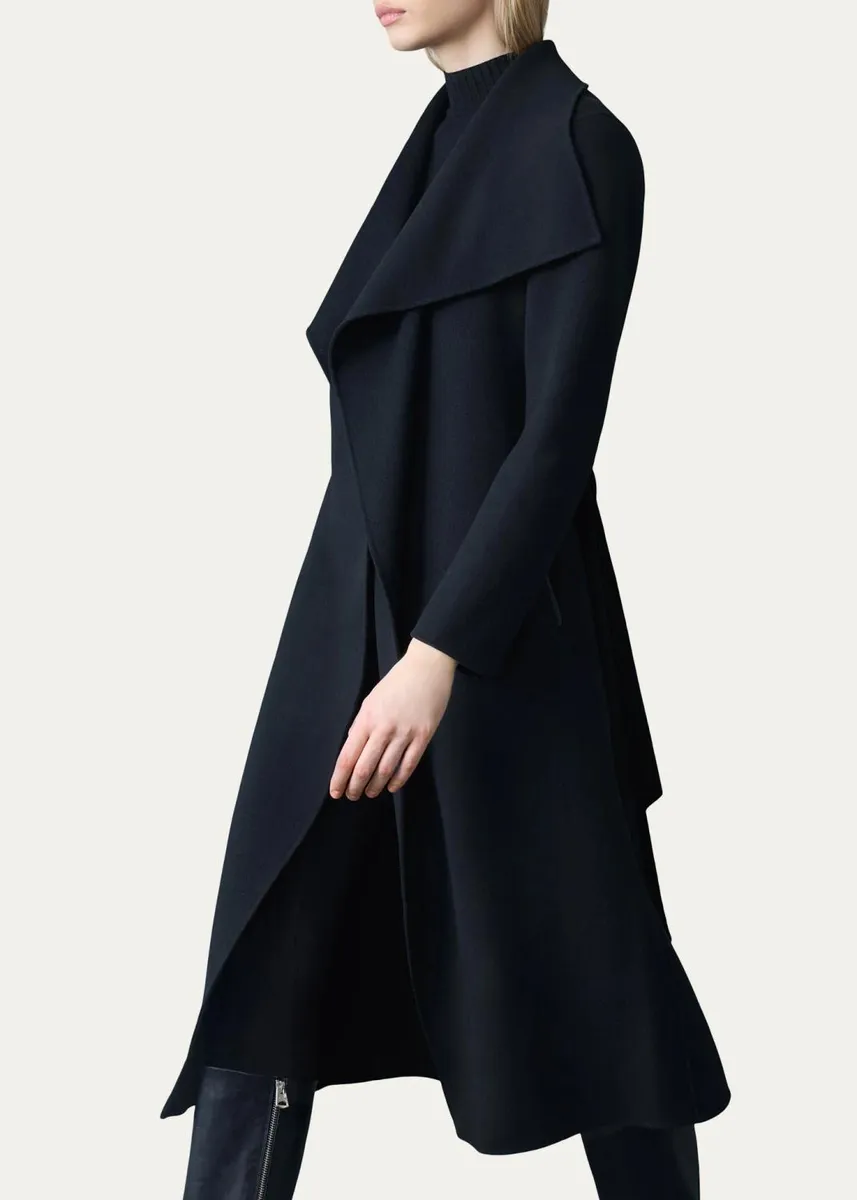 Mackage Mai Long Wool Wrap Coat | Thumbnail 4 Mackage Mai Long Wool Wrap Coat | Thumbnail 4