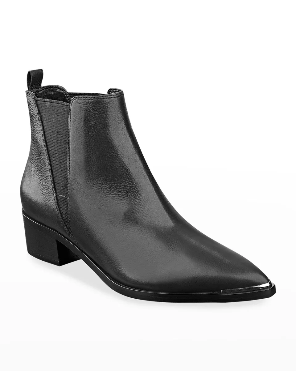Marc Fisher LTD Yale Leather Pointed Chelsea Booties | Thumbnail 2 Marc Fisher LTD Yale Leather Pointed Chelsea Booties | Thumbnail 2