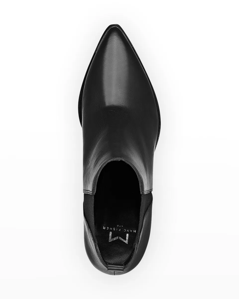 Marc Fisher LTD Yale Leather Pointed Chelsea Booties | Thumbnail 3 Marc Fisher LTD Yale Leather Pointed Chelsea Booties | Thumbnail 3
