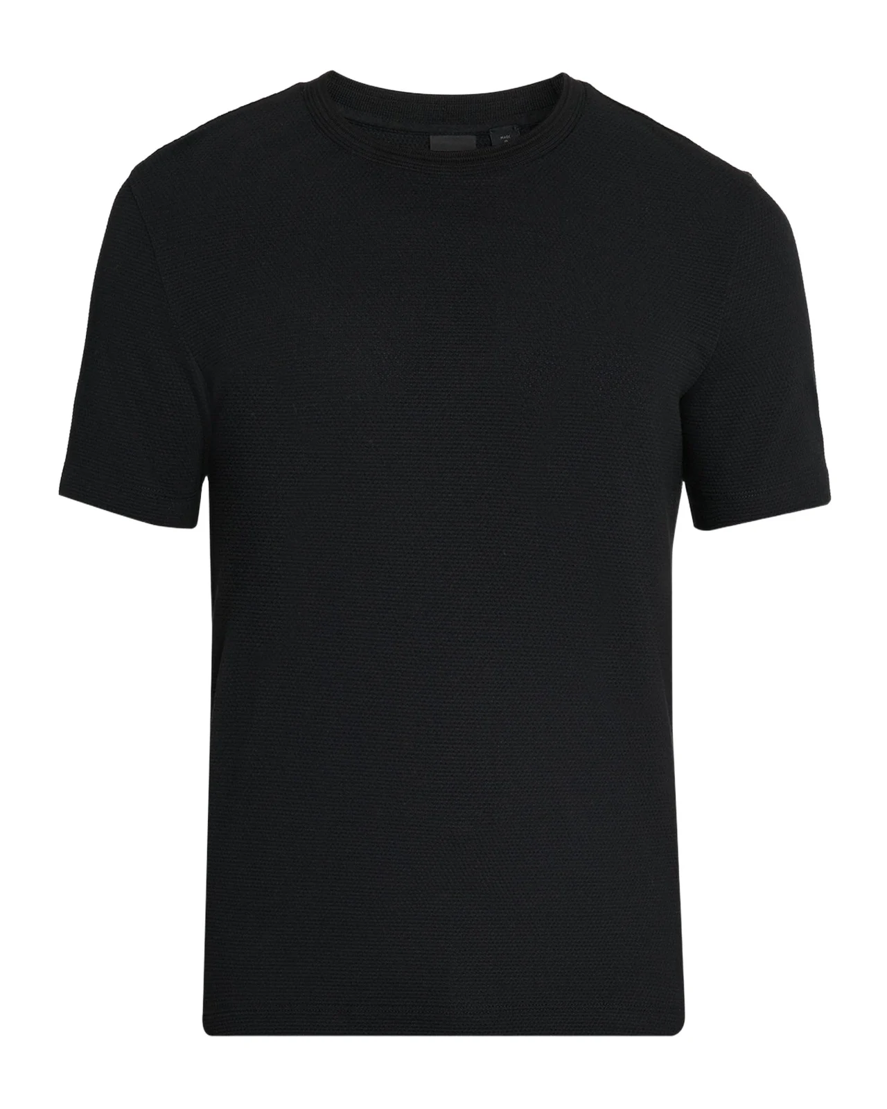 BOSS Men's Tiburt 240 Slim Textured Cotton Crewneck T-Shirt