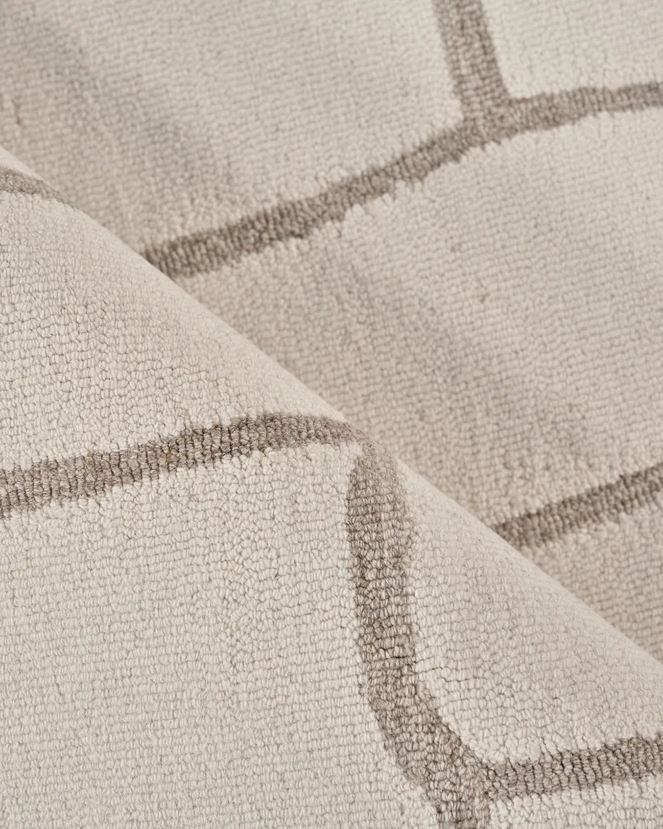 Exquisite Rugs Tangiers Hand-Tufted Ivory/Beige Rug, 12 ' x 15 ' | Thumbnail 4