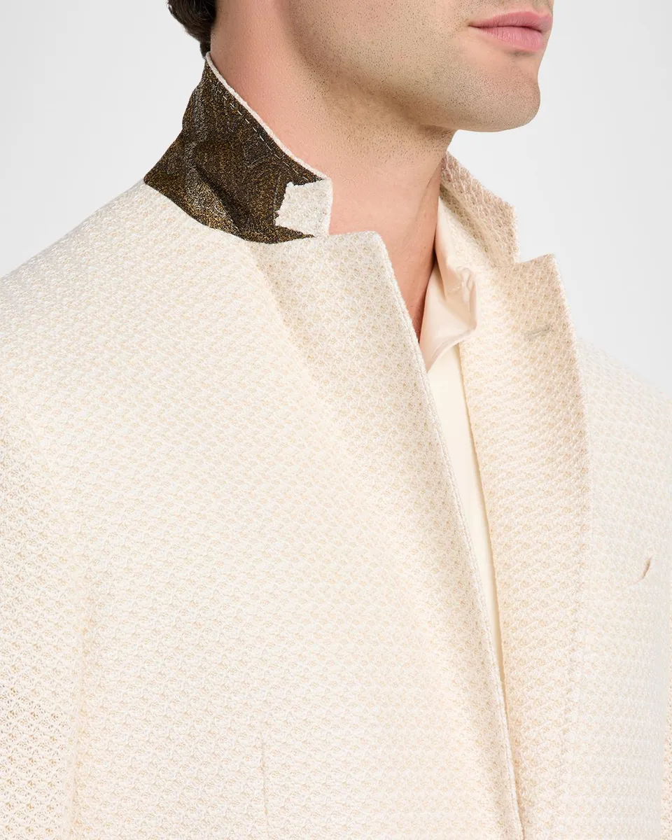 Etro Men's Camo Knit Jacket | Thumbnail 7 Etro Men's Camo Knit Jacket | Thumbnail 7