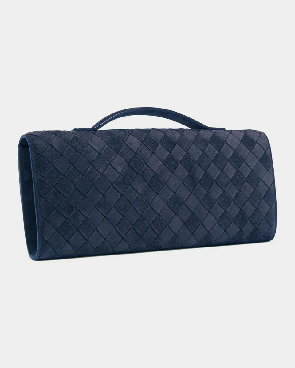 Bottega Veneta Andiamo Suede Clutch Bag | Thumbnail 3