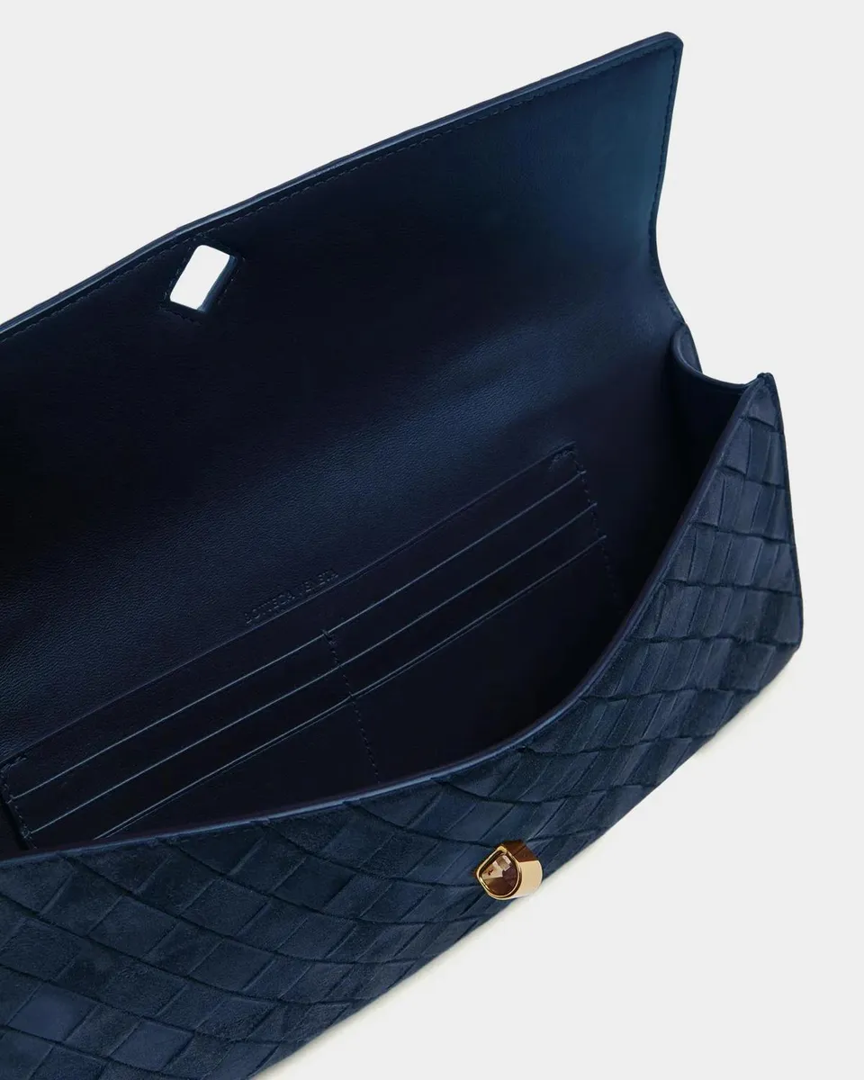 Bottega Veneta Andiamo Suede Clutch Bag | Thumbnail 4
