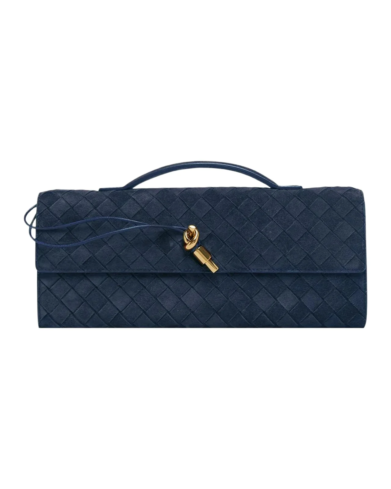 Andiamo Suede Clutch Bag