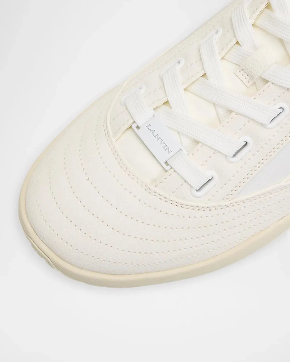 Lanvin Men's Suede & Leather Quilted Runner Sneakers | Thumbnail 6 Lanvin Men's Suede & Leather Quilted Runner Sneakers | Thumbnail 6