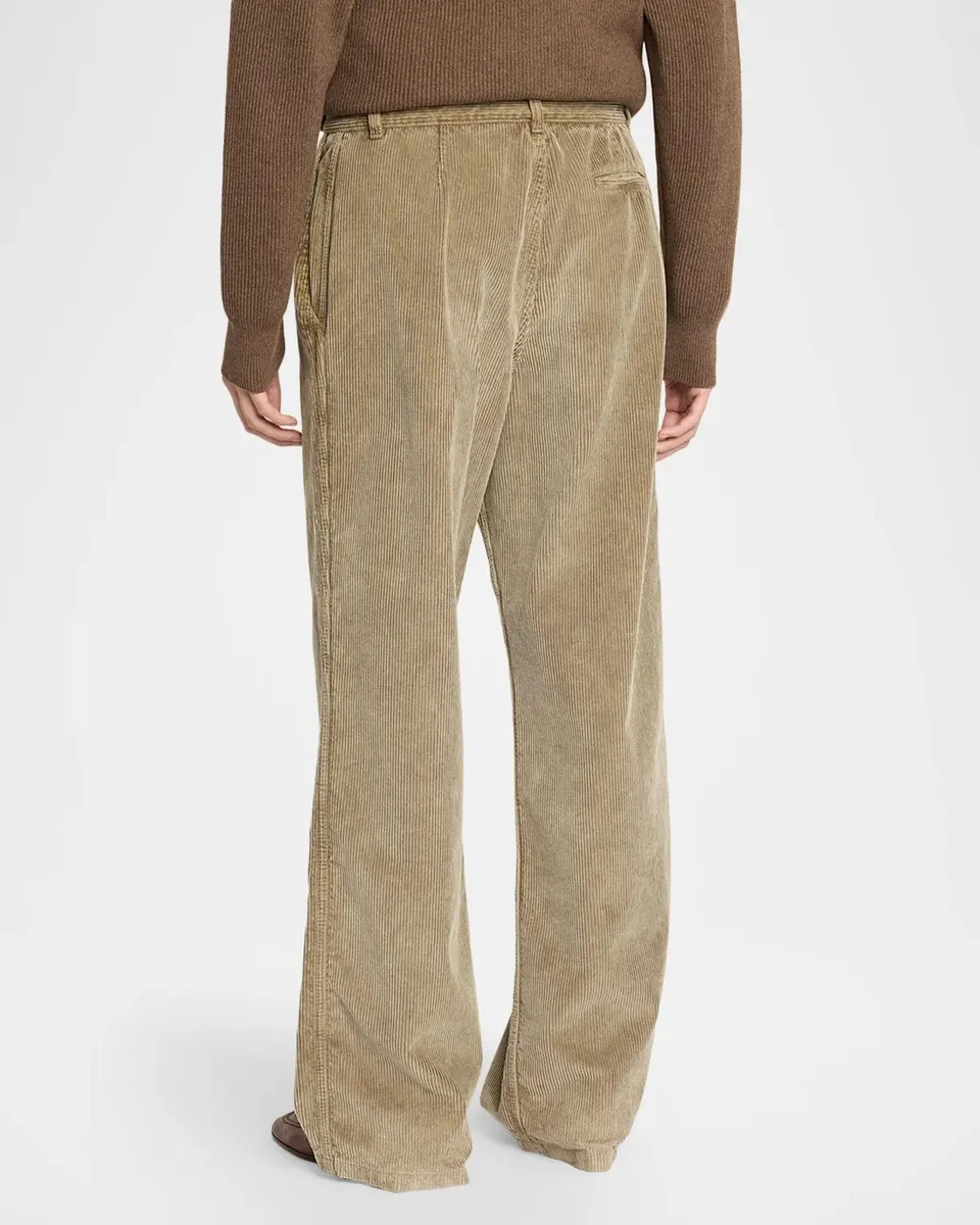 The Row Adler Corduroy Pleated Relaxed-Leg Pants | Thumbnail 3 The Row Adler Corduroy Pleated Relaxed-Leg Pants | Thumbnail 3