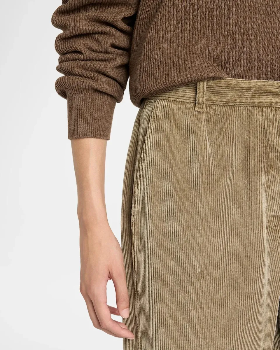 The Row Adler Corduroy Pleated Relaxed-Leg Pants | Thumbnail 5 The Row Adler Corduroy Pleated Relaxed-Leg Pants | Thumbnail 5