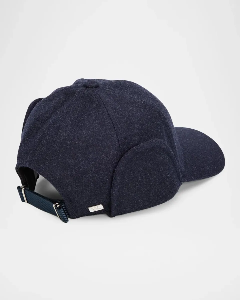 Varsity Headwear Men's Brushed Wool Ear-Flap Baseball Cap | Thumbnail 2 Varsity Headwear Men's Brushed Wool Ear-Flap Baseball Cap | Thumbnail 2