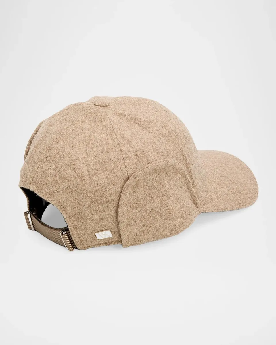Varsity Headwear Men's Brushed Wool Ear-Flap Baseball Cap | Thumbnail 2 Varsity Headwear Men's Brushed Wool Ear-Flap Baseball Cap | Thumbnail 2