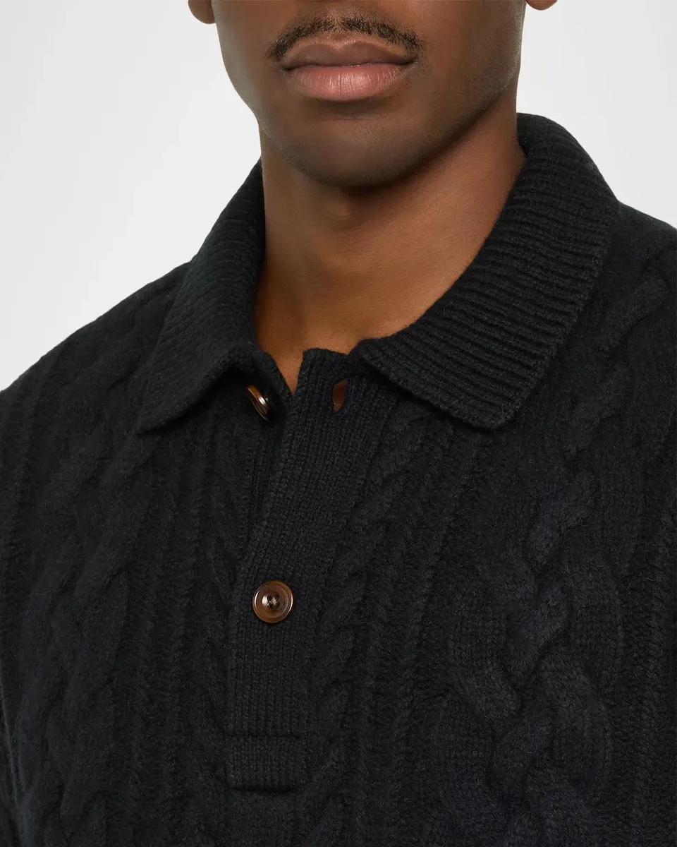 Polo Ralph Lauren Men's Aran-Knit Wool-Alpaca Jumper | Thumbnail 5