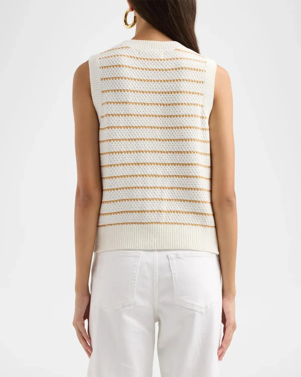 Lilly Pulitzer Shayna Palm Tree Striped Sweater Vest | Thumbnail 3