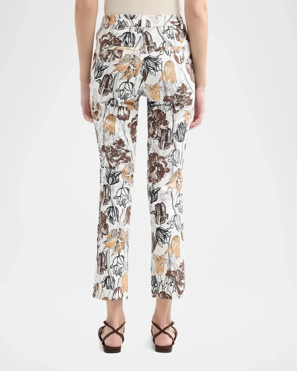 Lilly Pulitzer Ana Big Lillies High-Rise Pants | Thumbnail 3 Lilly Pulitzer Ana Big Lillies High-Rise Pants | Thumbnail 3