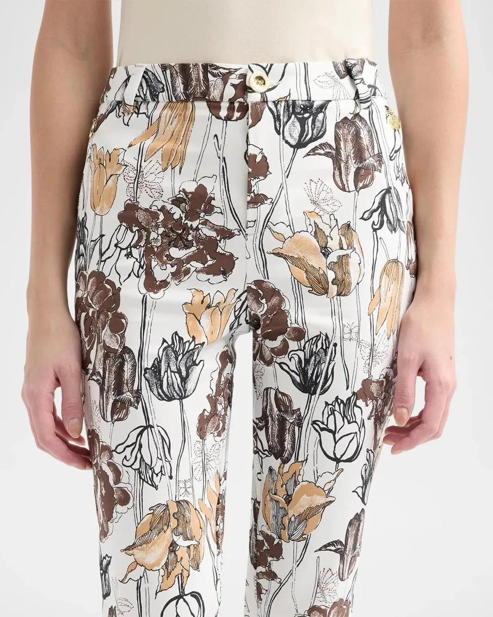 Lilly Pulitzer Ana Big Lillies High-Rise Pants | Thumbnail 5 Lilly Pulitzer Ana Big Lillies High-Rise Pants | Thumbnail 5