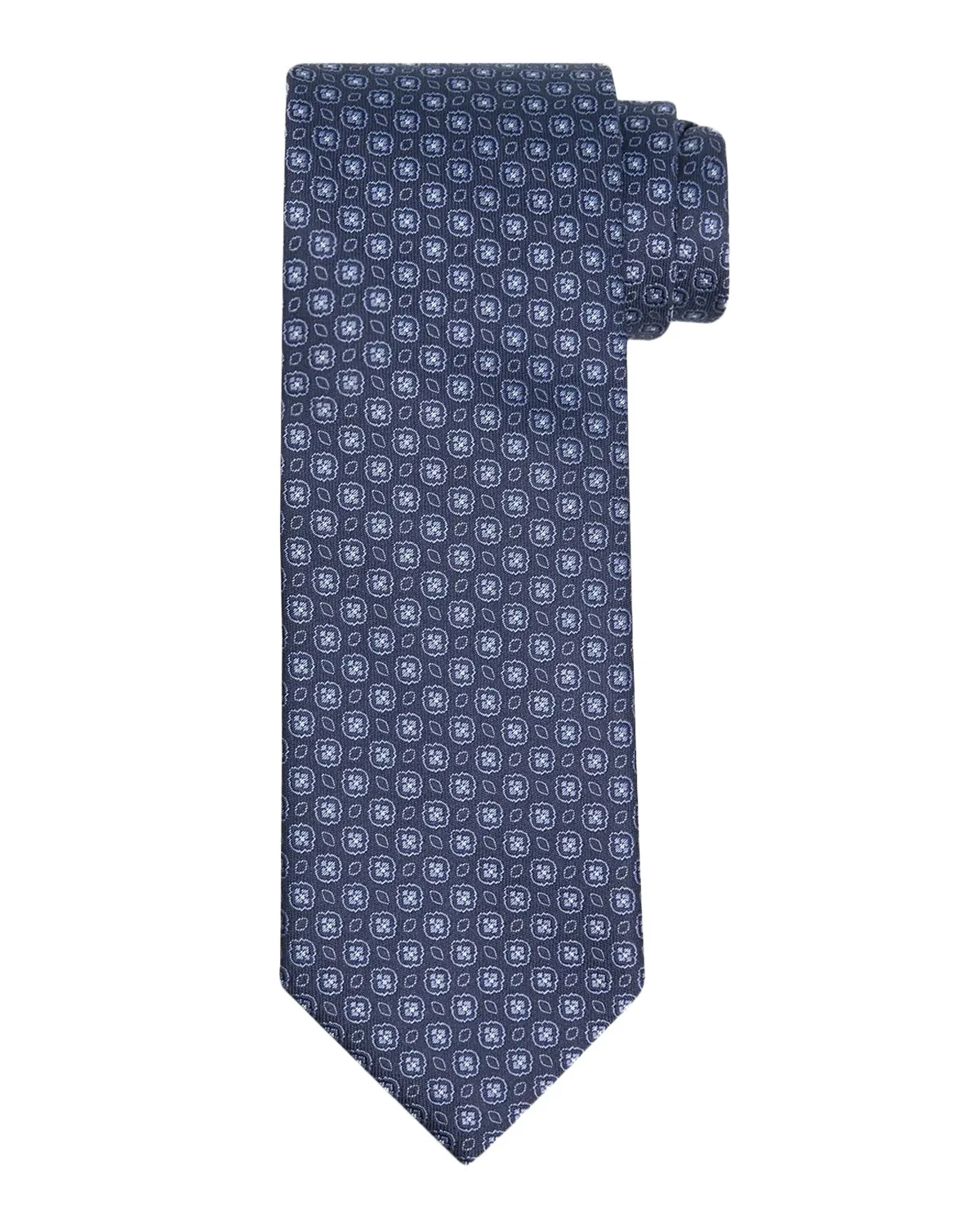 Canali Men's Micro-Geometric Silk Tie