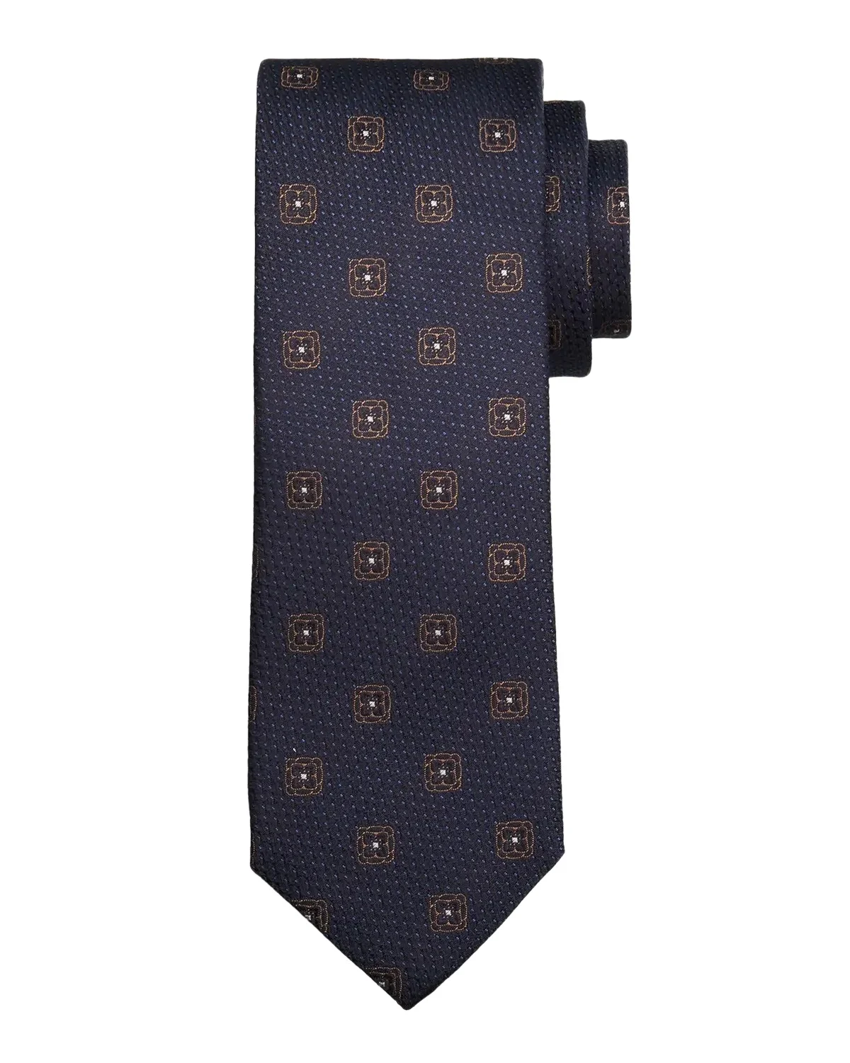 Canali Men's Medallion Jacquard Silk Tie