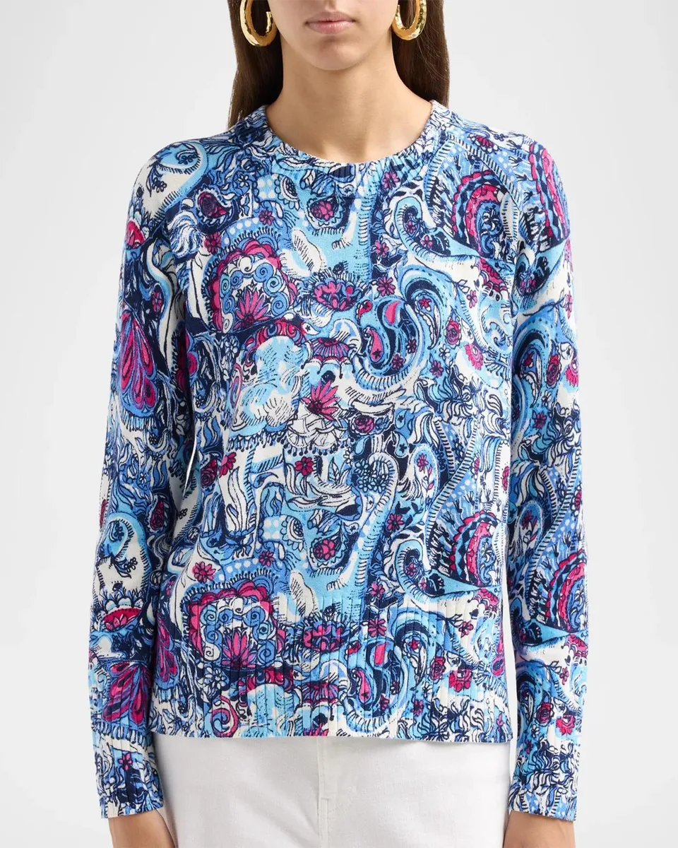 Lilly Pulitzer Salima Paisley Parade Sweater | Thumbnail 3