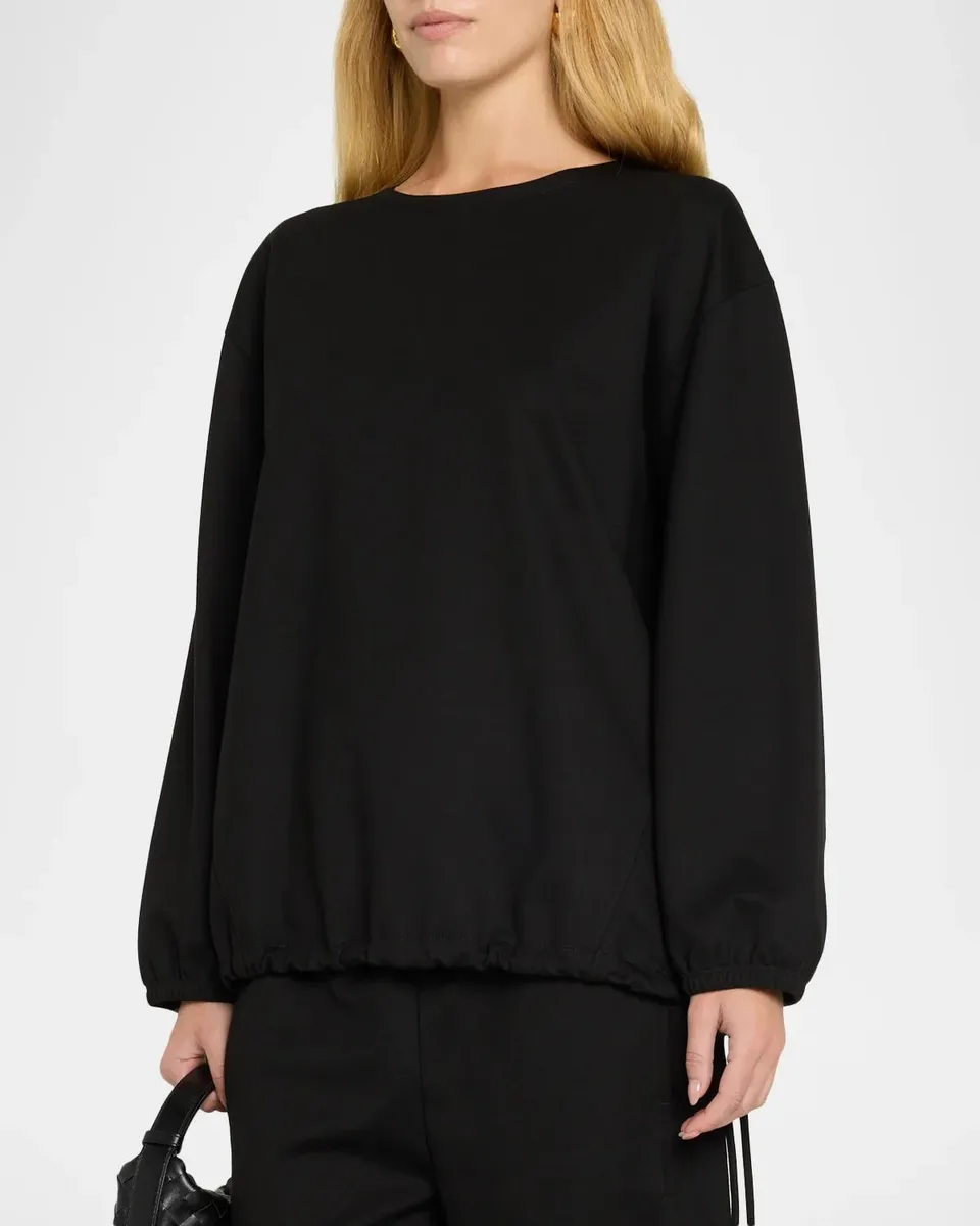 Eileen Fisher Ponte Knit Blouson Sweatshirt | Thumbnail 4 Eileen Fisher Ponte Knit Blouson Sweatshirt | Thumbnail 4