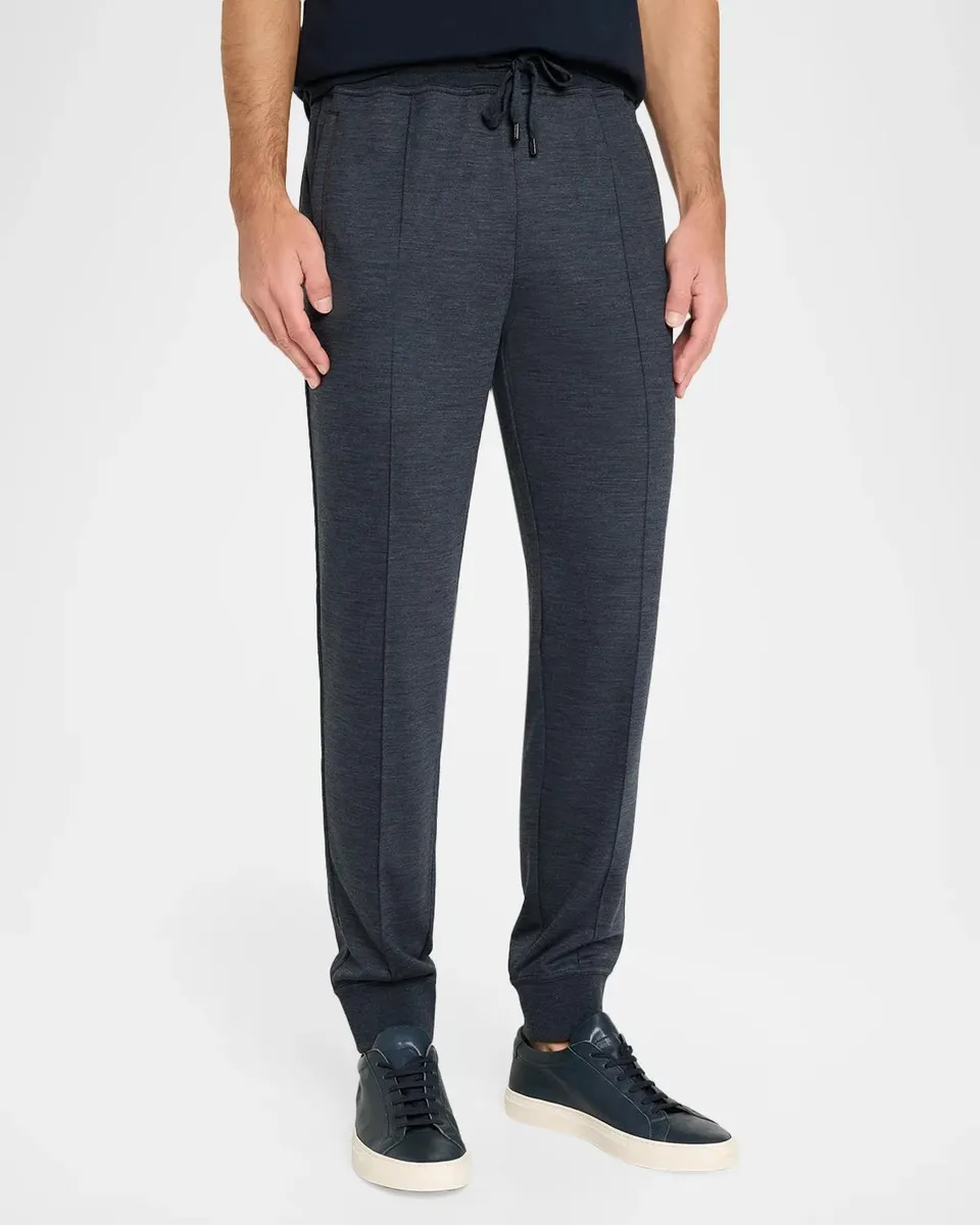 Stefano Ricci Men's Wool-Nylon Drawstring Sweatpants | Thumbnail 4 Stefano Ricci Men's Wool-Nylon Drawstring Sweatpants | Thumbnail 4