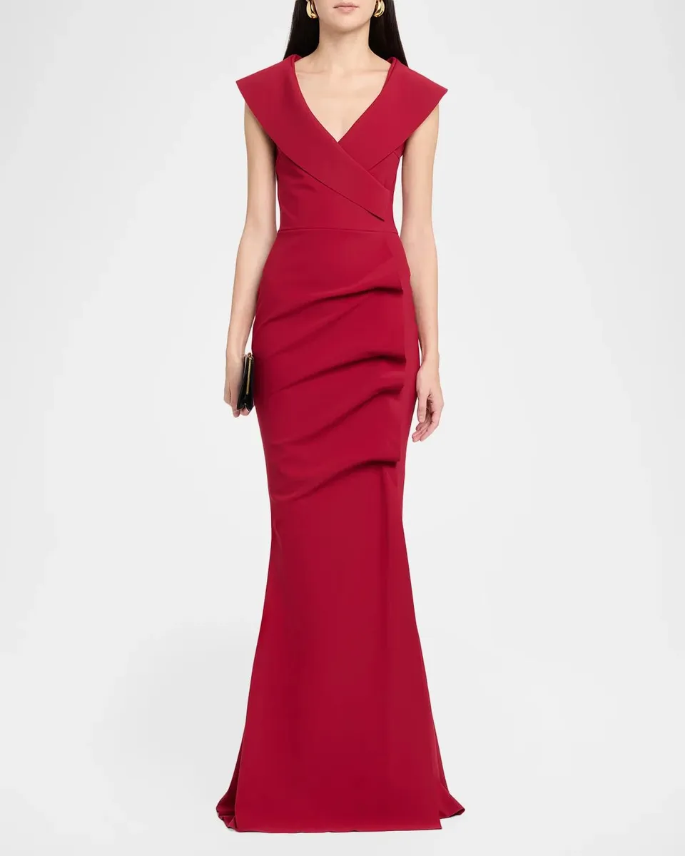Chiara Boni La Petite Robe Sleeveless Ruffle Mermaid Gown | Thumbnail 2 Chiara Boni La Petite Robe Sleeveless Ruffle Mermaid Gown | Thumbnail 2