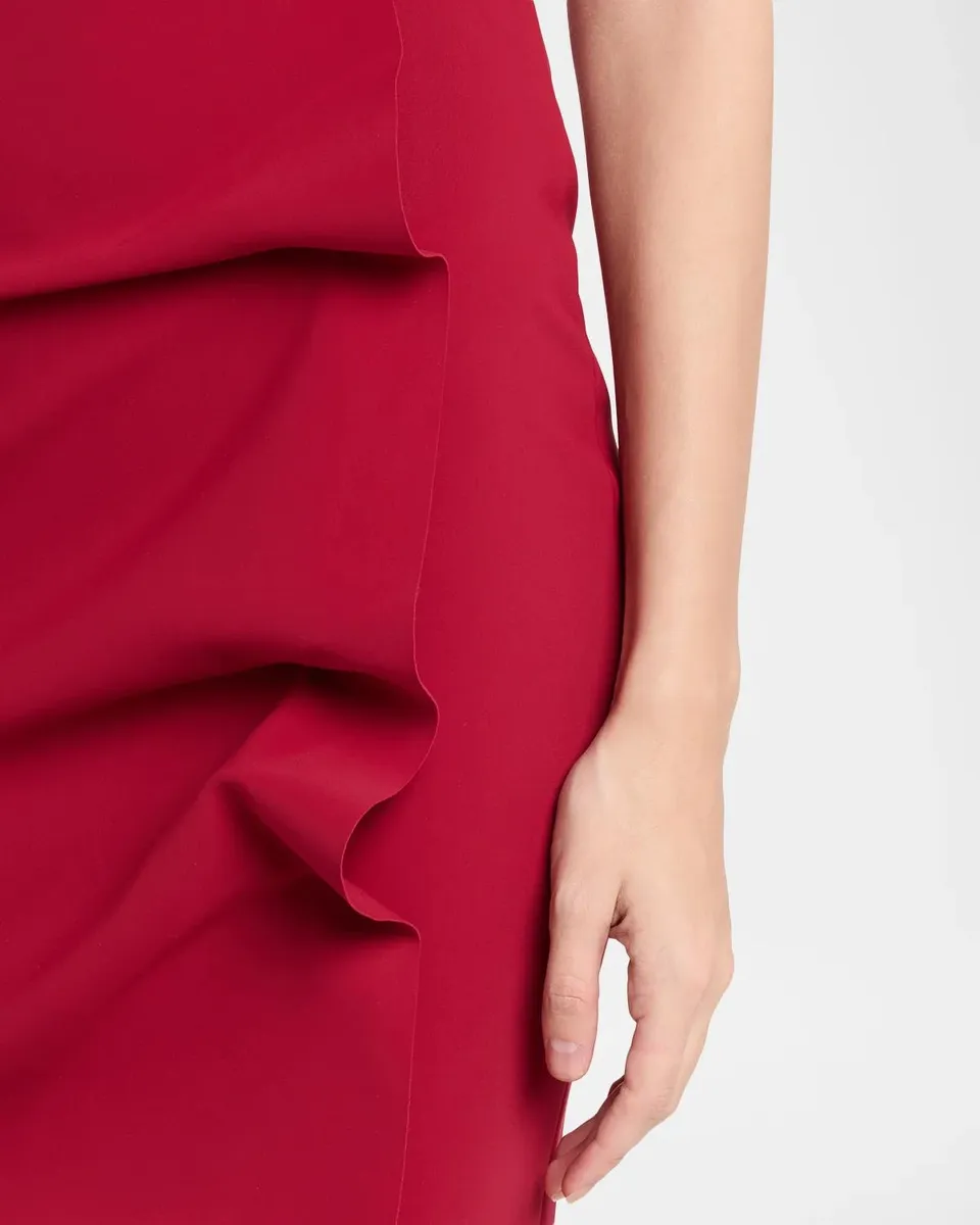 Chiara Boni La Petite Robe Sleeveless Ruffle Mermaid Gown | Thumbnail 5 Chiara Boni La Petite Robe Sleeveless Ruffle Mermaid Gown | Thumbnail 5
