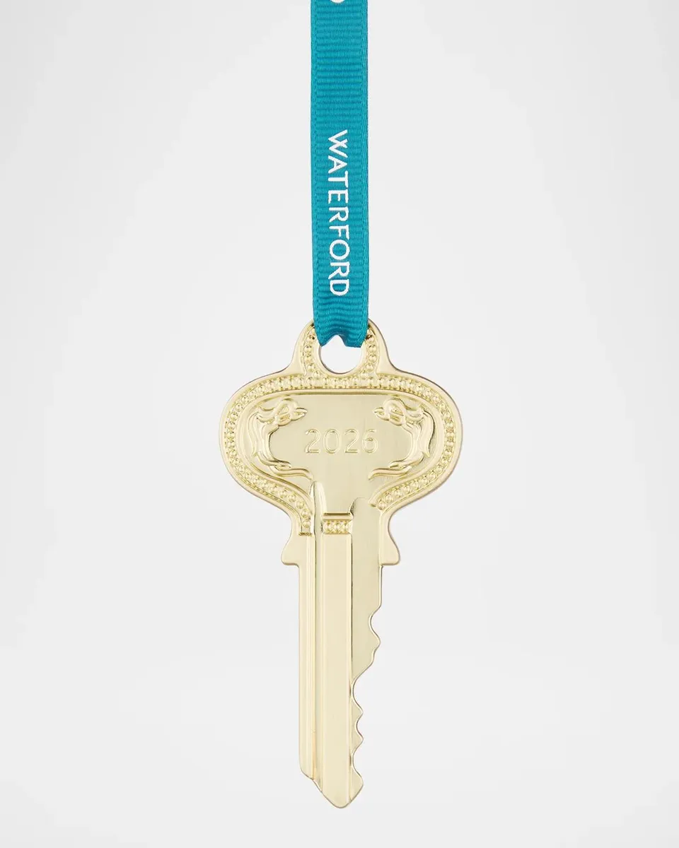 Waterford Crystal Golden Key Christmas Ornament | Thumbnail 2
