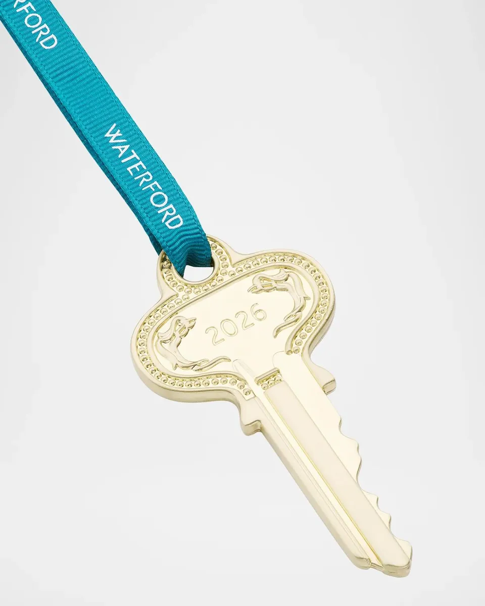 Waterford Crystal Golden Key Christmas Ornament | Thumbnail 3
