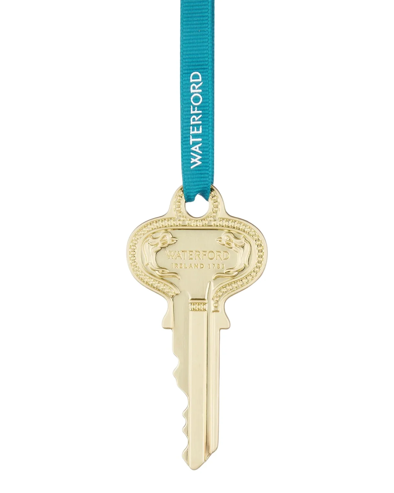 Waterford Crystal Golden Key Christmas Ornament