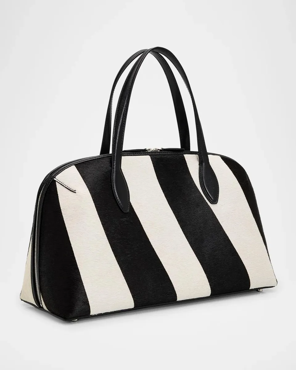 TOTEME Day Zebra-Print Calf Hair Tote Bag | Thumbnail 3 TOTEME Day Zebra-Print Calf Hair Tote Bag | Thumbnail 3