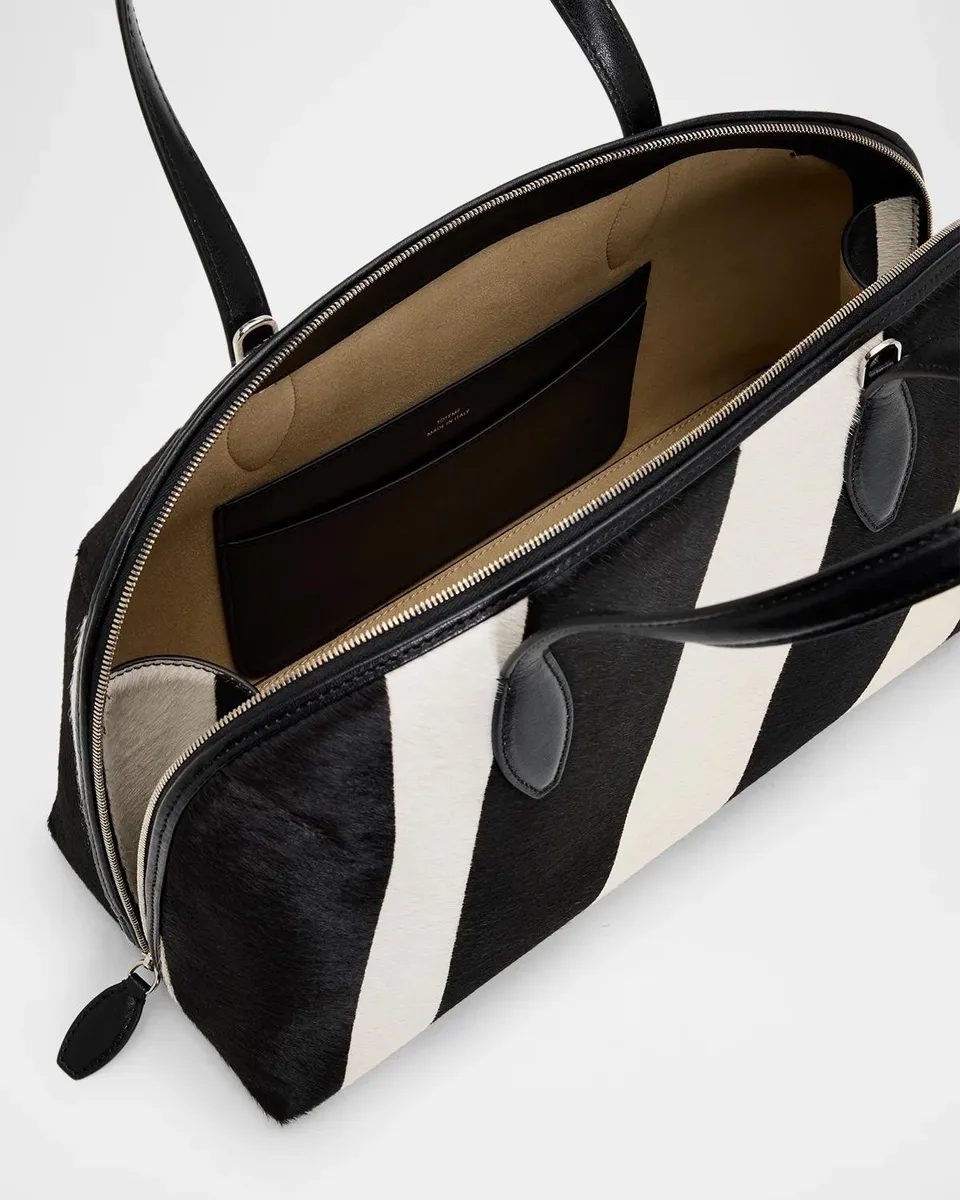TOTEME Day Zebra-Print Calf Hair Tote Bag | Thumbnail 4 TOTEME Day Zebra-Print Calf Hair Tote Bag | Thumbnail 4
