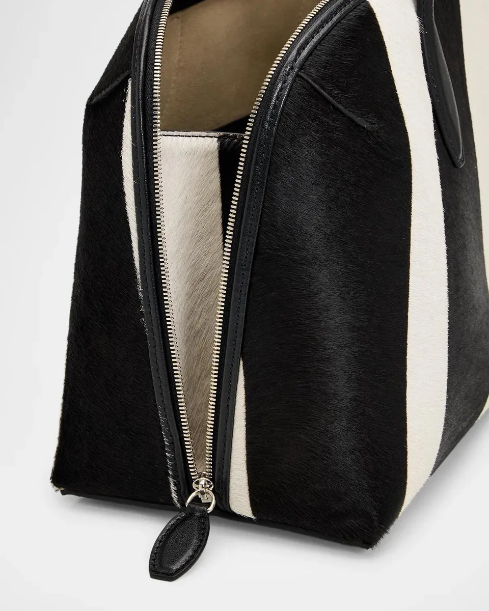 TOTEME Day Zebra-Print Calf Hair Tote Bag | Thumbnail 6 TOTEME Day Zebra-Print Calf Hair Tote Bag | Thumbnail 6