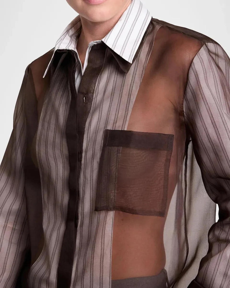 TWP Double Layer Boyfriend Shirt | Thumbnail 6 TWP Double Layer Boyfriend Shirt | Thumbnail 6