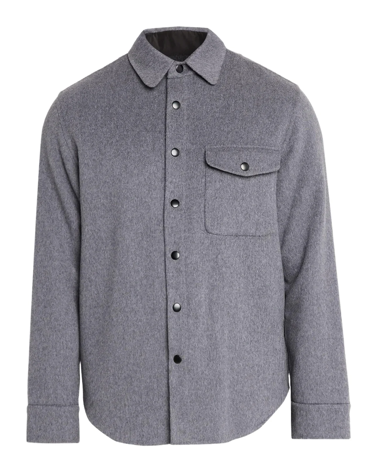 Neiman Marcus Men's Double-Face Wool Overshirt