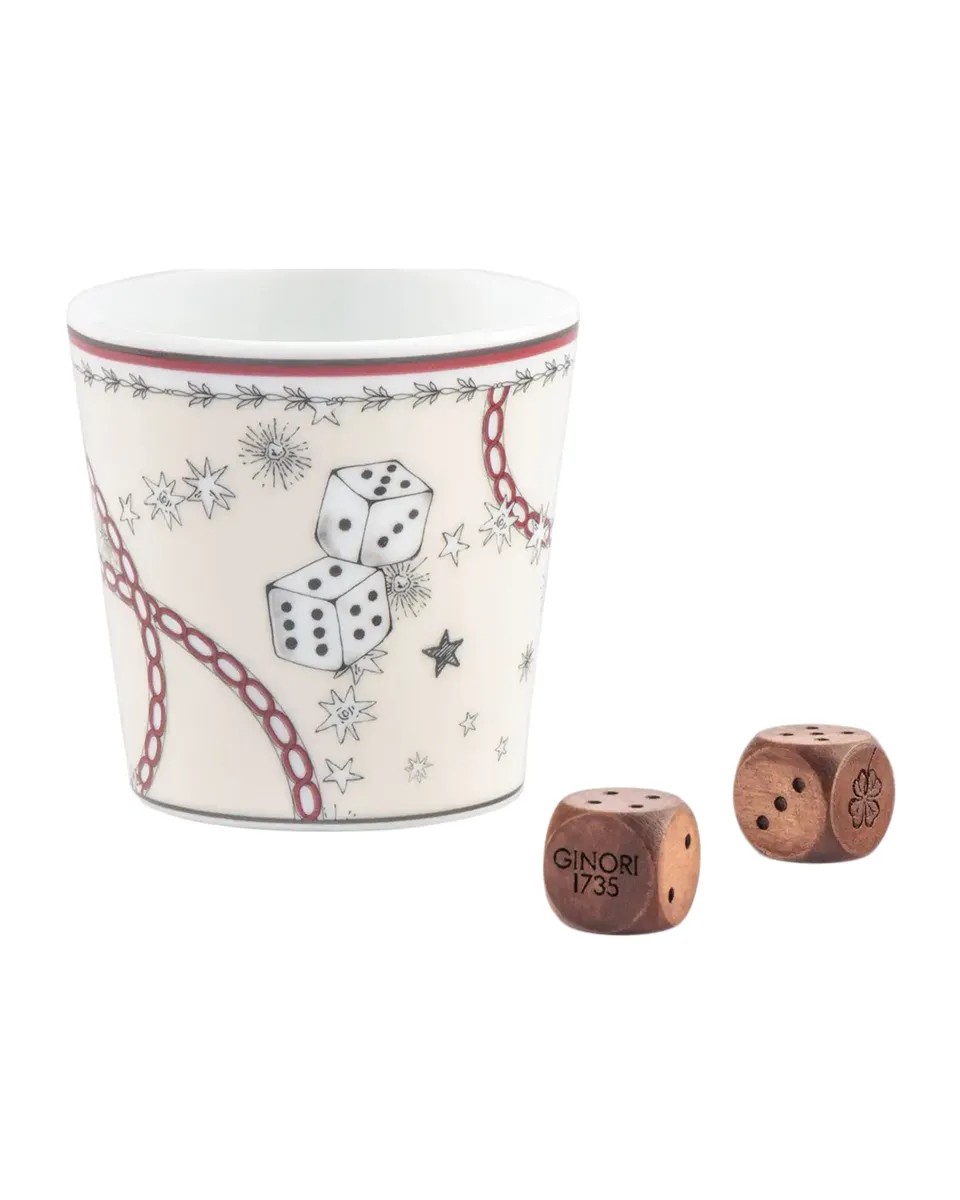 GINORI 1735 Fortunae Dice Cup | Thumbnail 2 GINORI 1735 Fortunae Dice Cup | Thumbnail 2