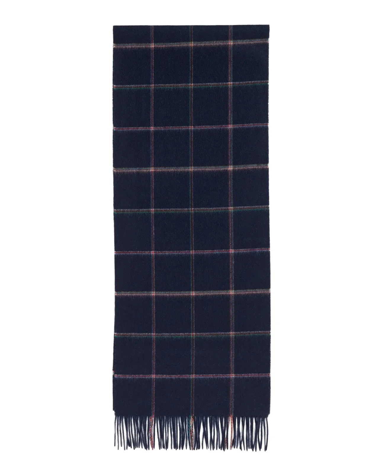 Paul Smith Men's Signature Stripe Windowpane Wool-Cashmere Scarf