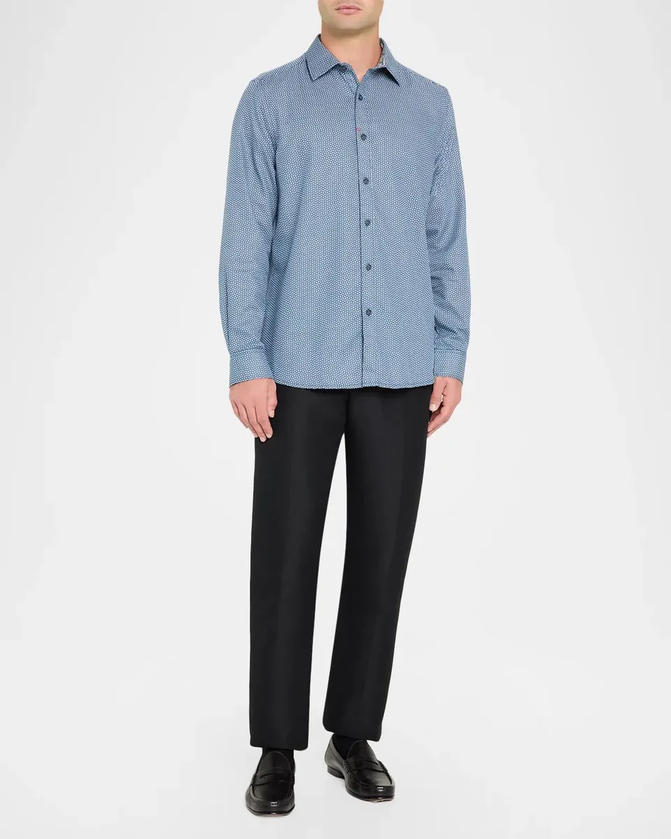 Robert Graham Men's Flagler Cotton Button-Front Shirt | Thumbnail 2 Robert Graham Men's Flagler Cotton Button-Front Shirt | Thumbnail 2
