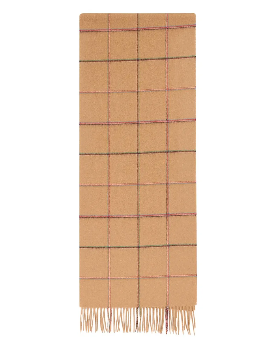 Paul Smith Men's Signature Stripe Windowpane Wool-Cashmere Scarf | Thumbnail 5 Paul Smith Men's Signature Stripe Windowpane Wool-Cashmere Scarf | Thumbnail 5