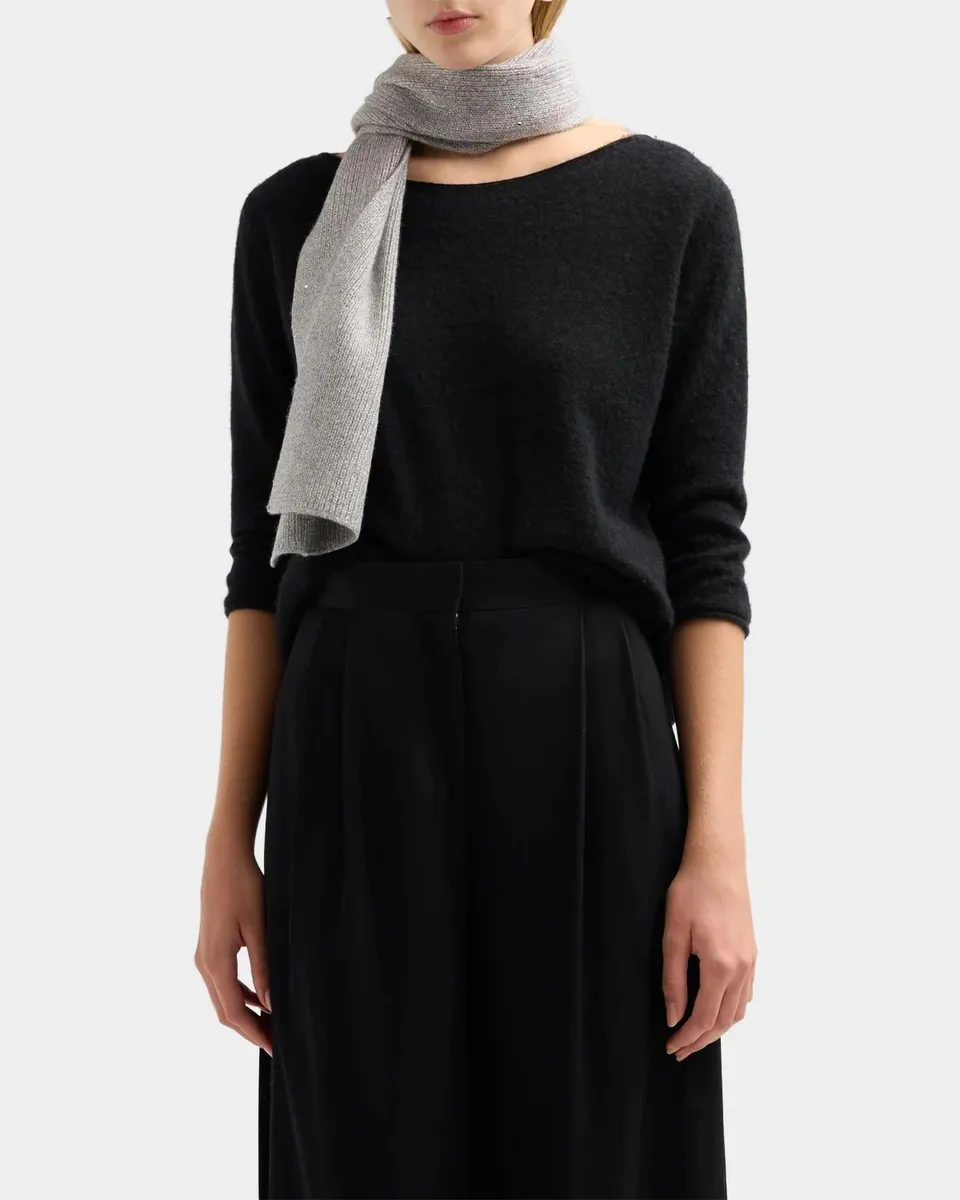 Carolyn Rowan Cashmere Lurex Scarf | Thumbnail 3 Carolyn Rowan Cashmere Lurex Scarf | Thumbnail 3